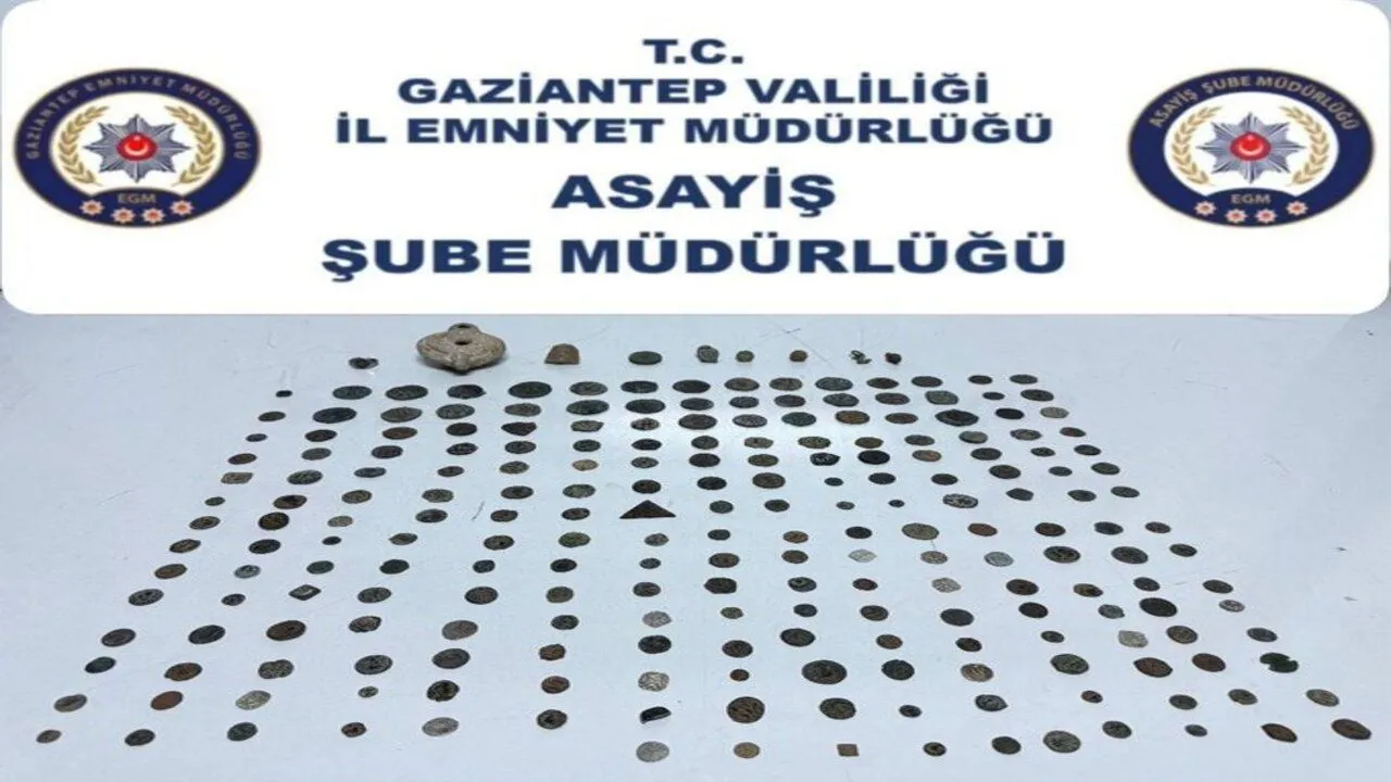 Gaziantep’te Tarihi Eser Operasyonu